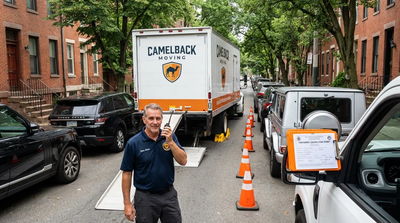 City street loading permit setup in North East, PA